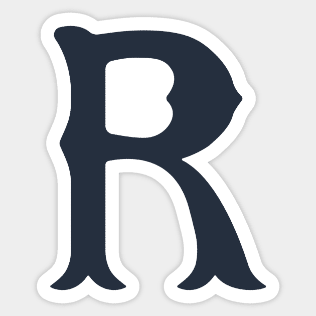 Richmond Colts "R" Sticker by sombreroinc